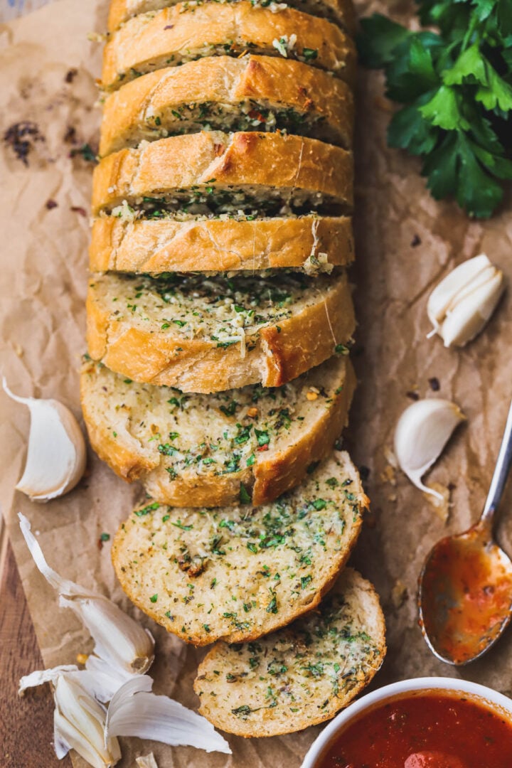 Easy Sourdough Garlic Bread The Epicurean Mouse