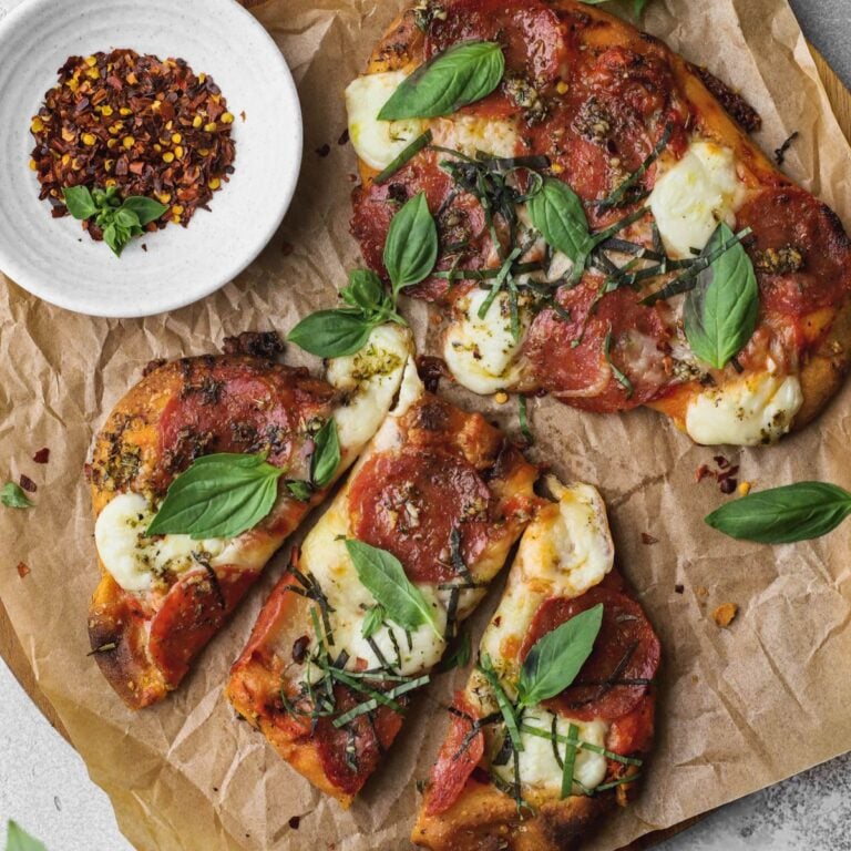 Pepperoni Flatbread Pizza The Epicurean Mouse