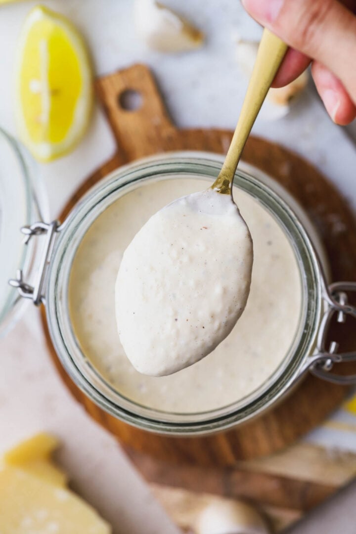 Caesar Salad Dressing Without Anchovies The Epicurean Mouse