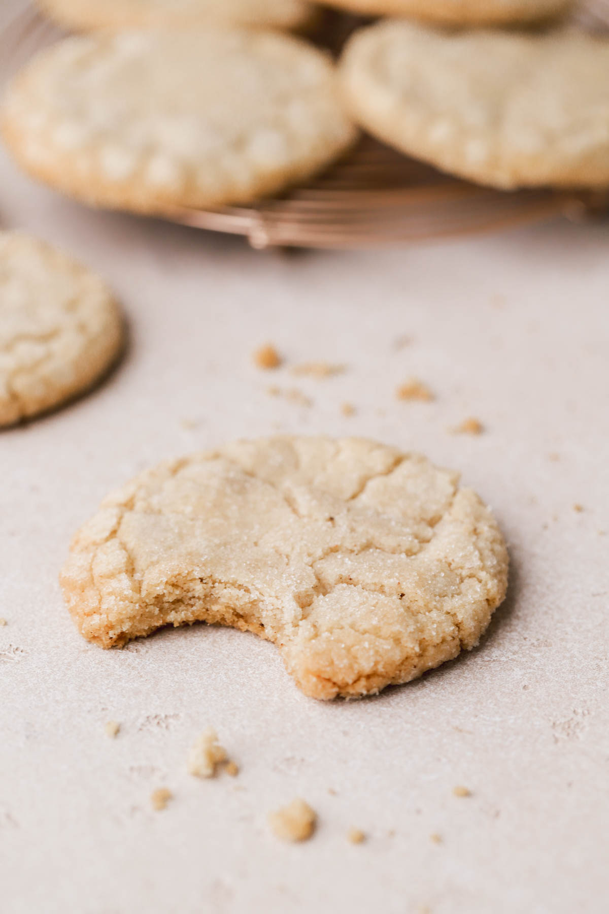 Soft and chewy brown butter sugar cookies. 