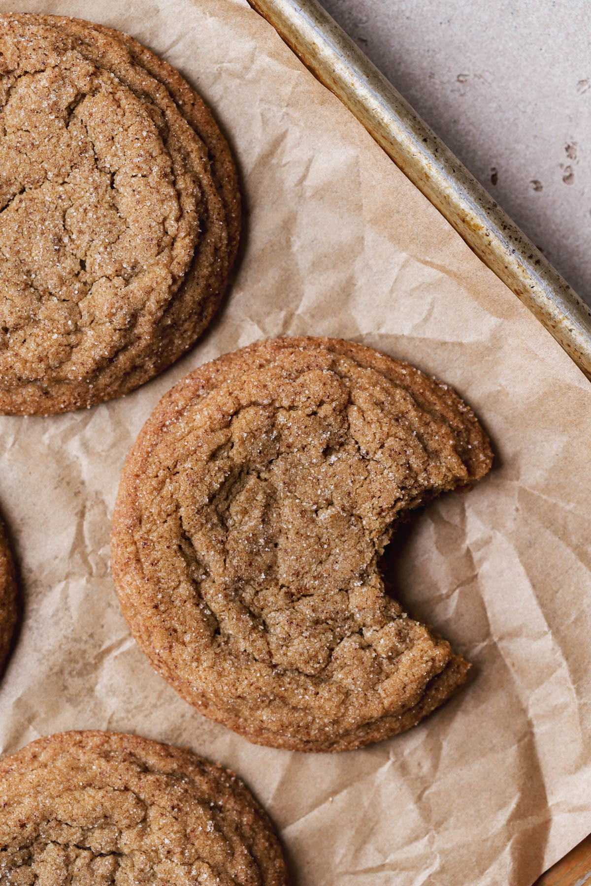 Coffee cookie recipe flavored with coffee extract and espresso sugar. 