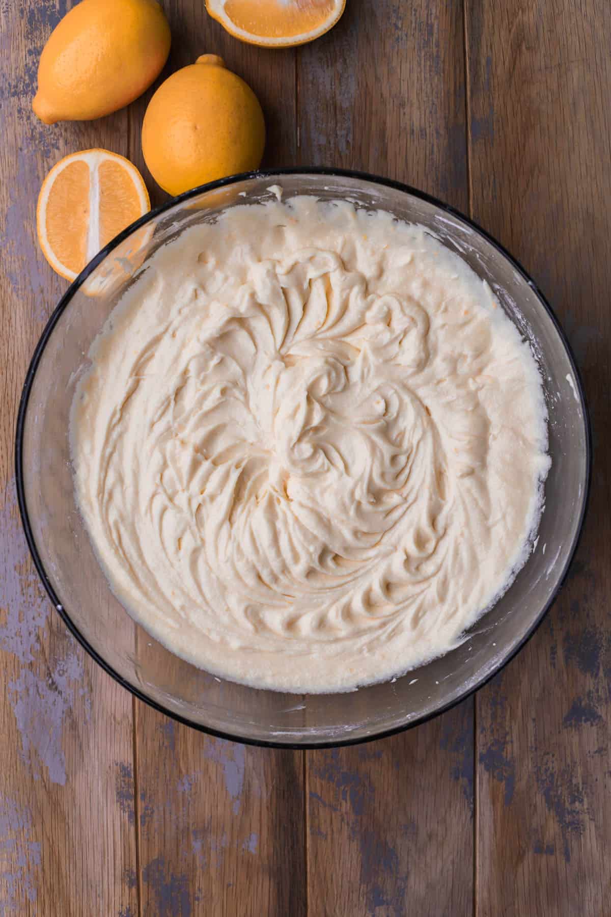 Lemon cake batter.