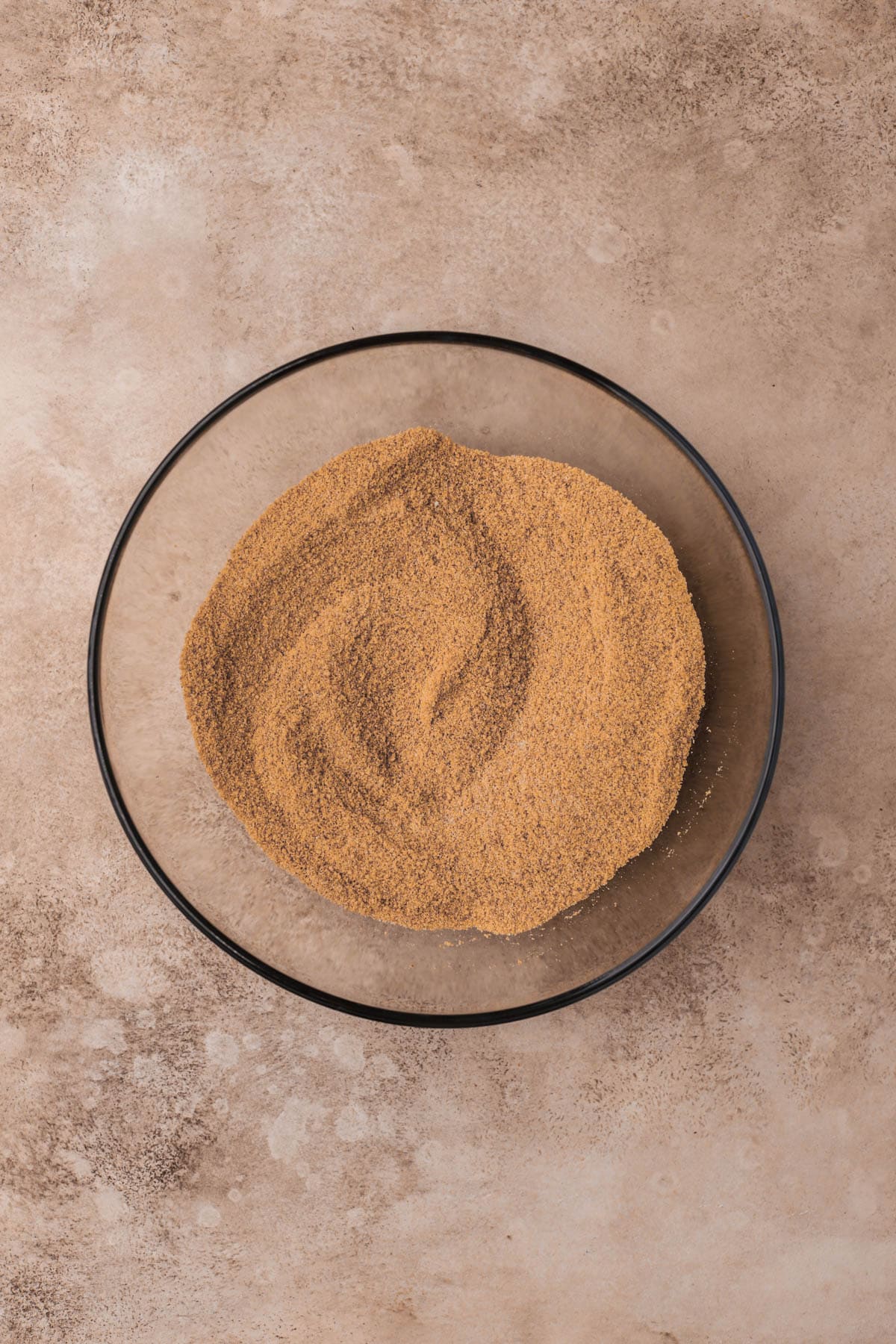 Ground graham crackers.