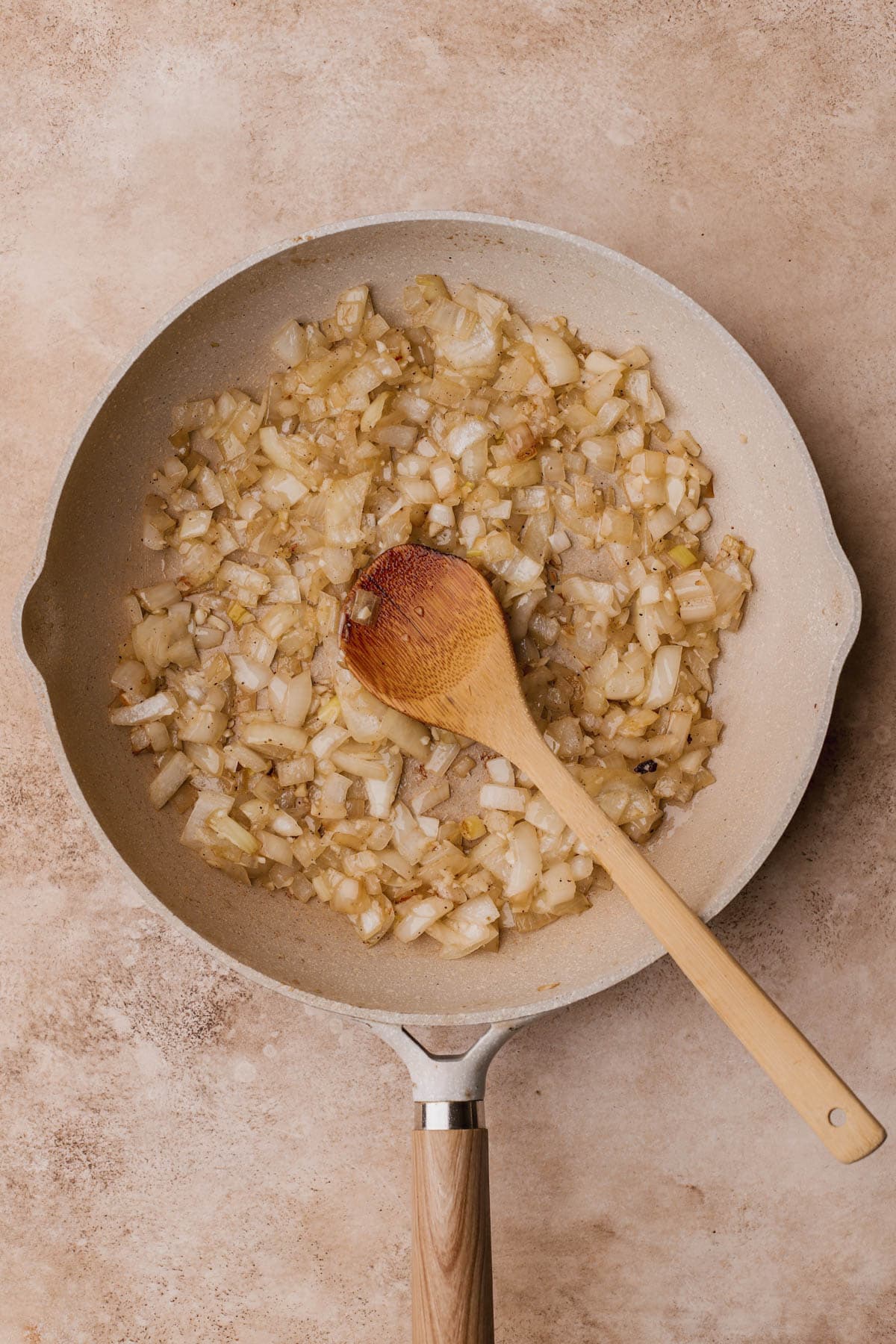 Sautéed onions and garlic.