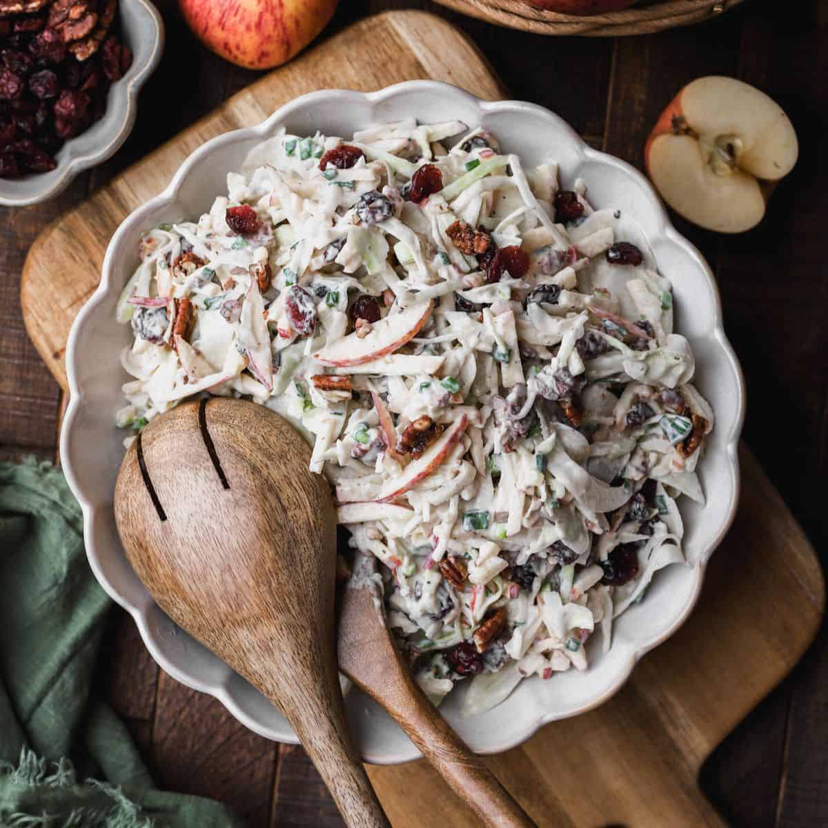 Apple Fennel Slaw with with Candied Pecans The Epicurean Mouse