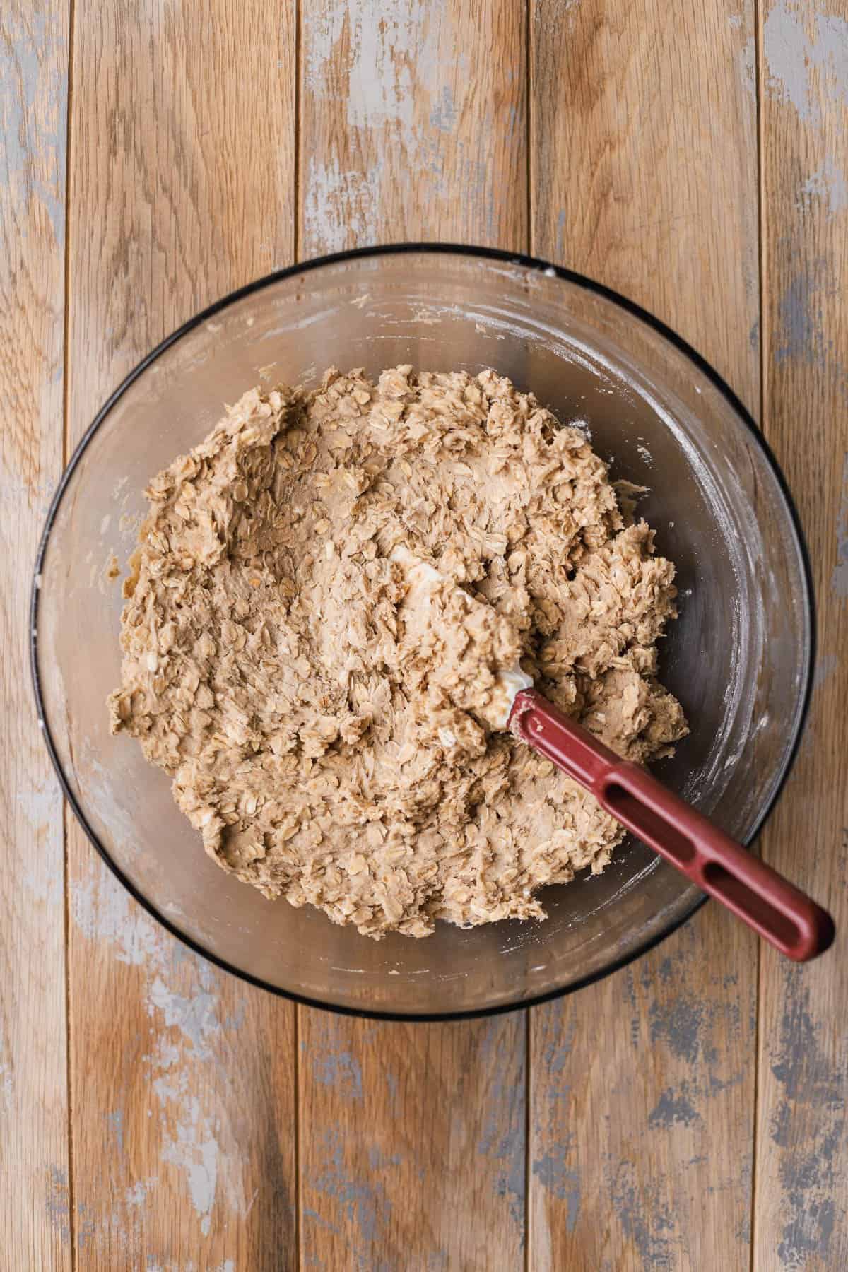 Oatmeal cookie dough. 