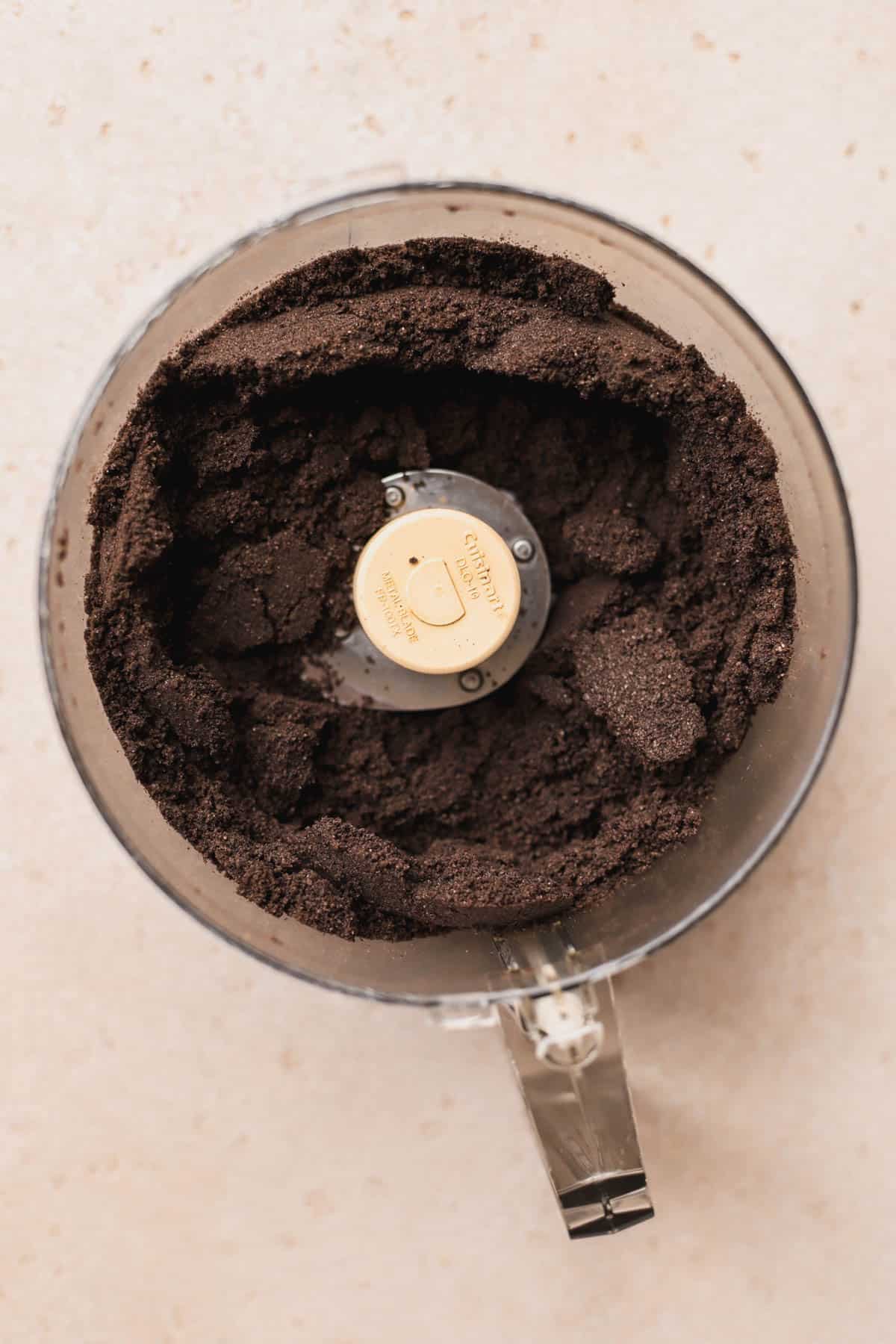 Ground Oreo cookies. 