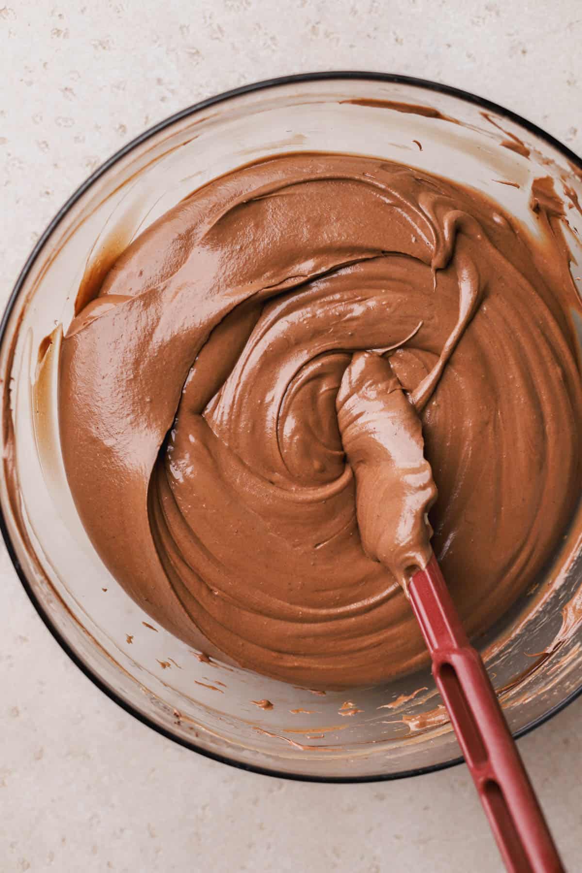 Silky smooth dark chocolate cheesecake filling. 