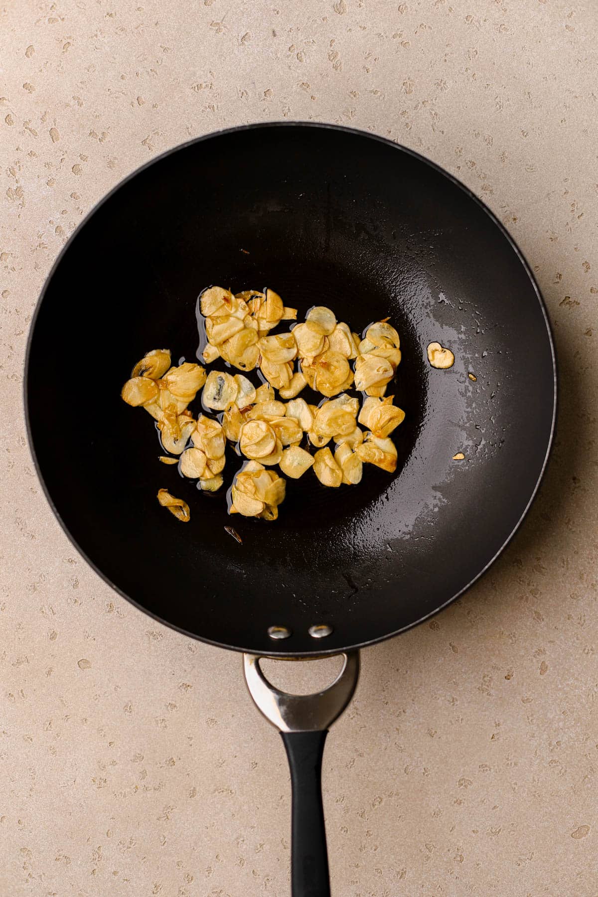 Toasted garlic cloves.