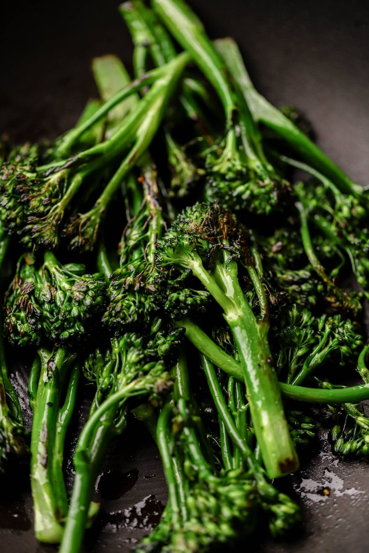 Charred Broccolini.