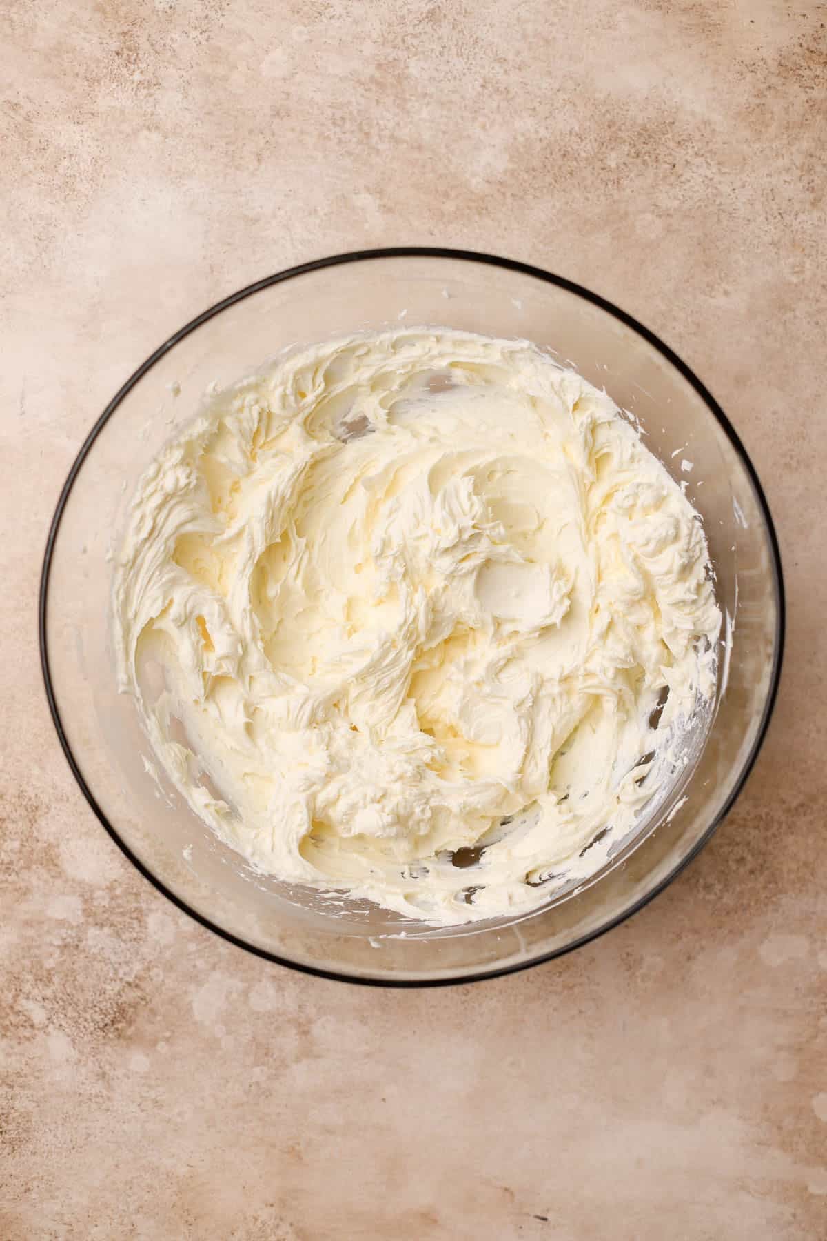 Whipped butter and cream cheese. 