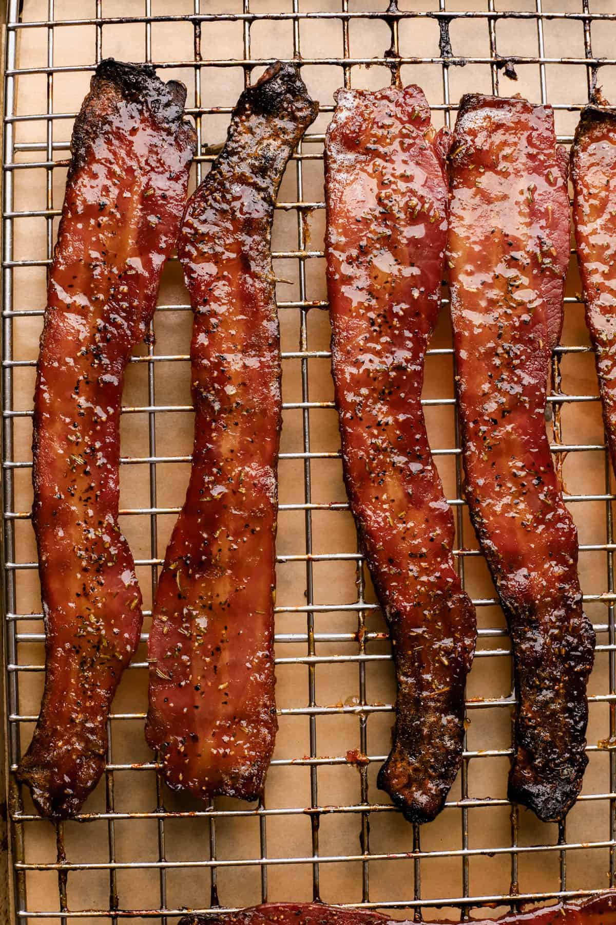 Candied bacon.